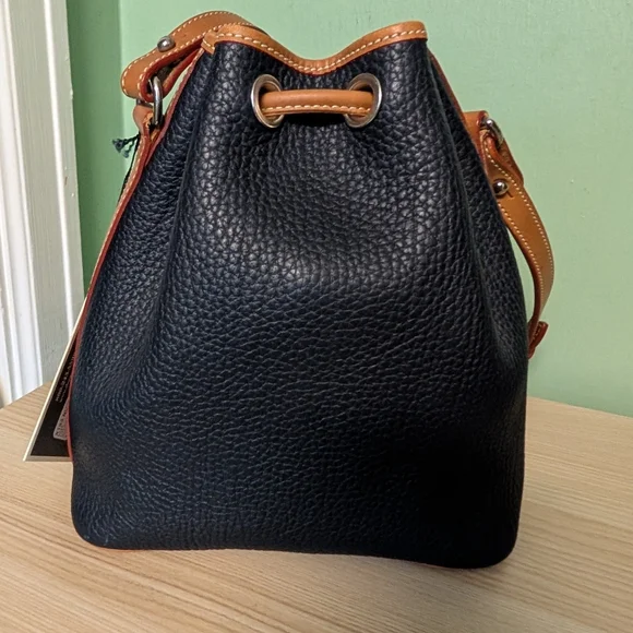 Nwt Rare Vintage Dooney & Bourke All Weather Leather Bag And Wallet Set - Picture 4 of 16